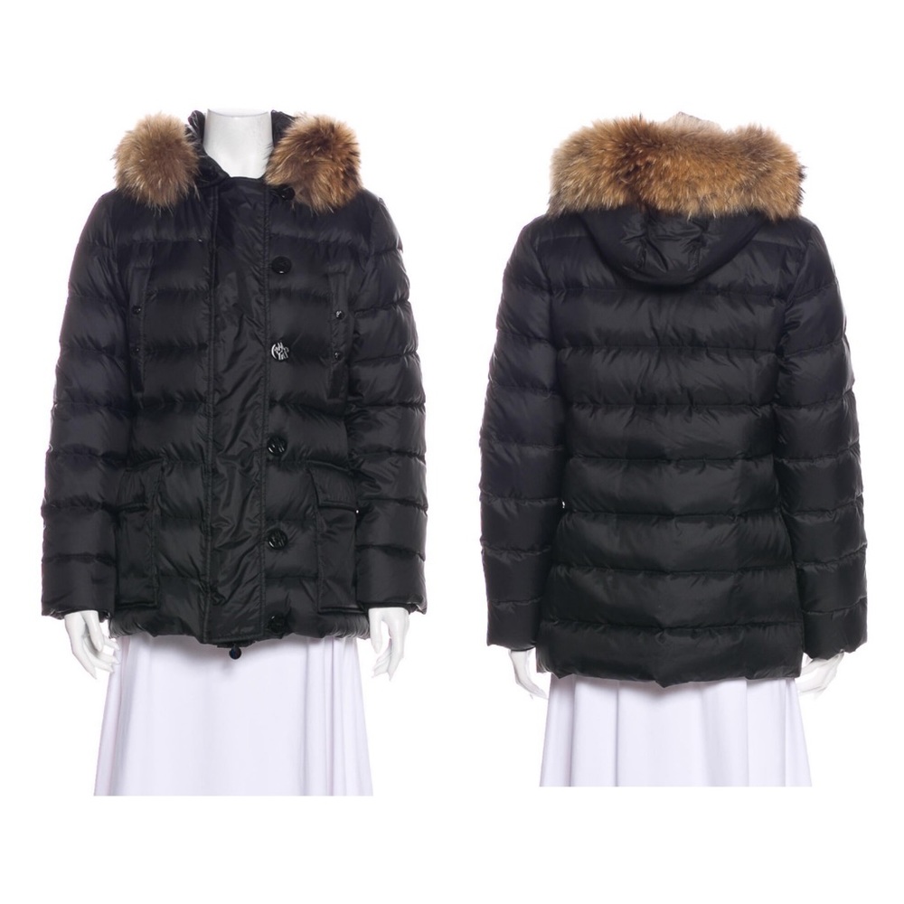 Moncler Down Jacket Fur Small